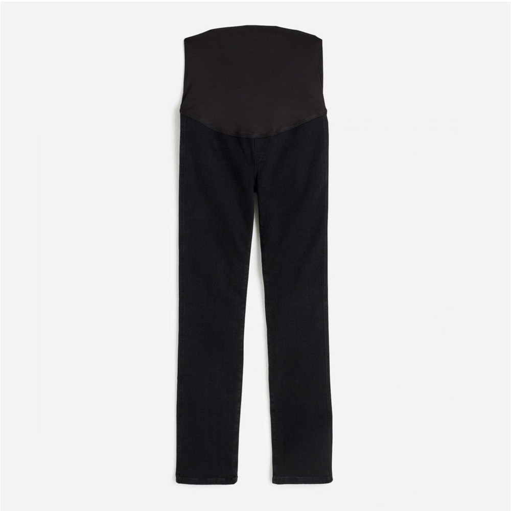 Madewell‎ Maternity Over-the-Belly Mid-Rise Stovepipe Jeans in Black Size 30